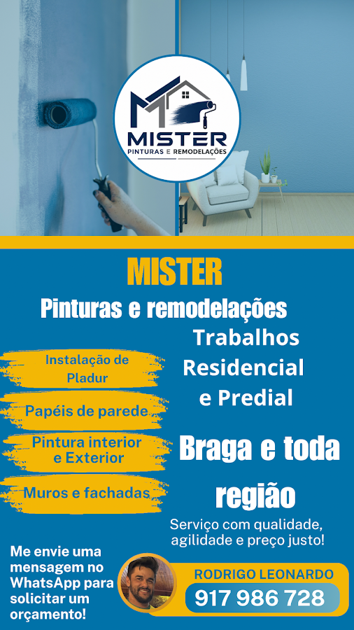 Mister pinturas e remodelações