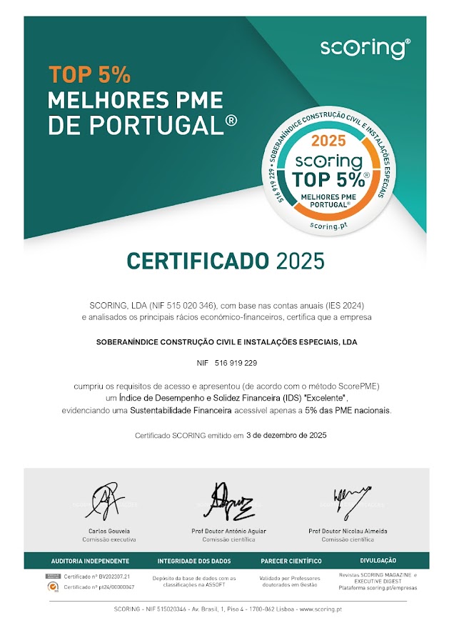 Soberanindice Construção Civil e Instalações Especiais lda foto 3